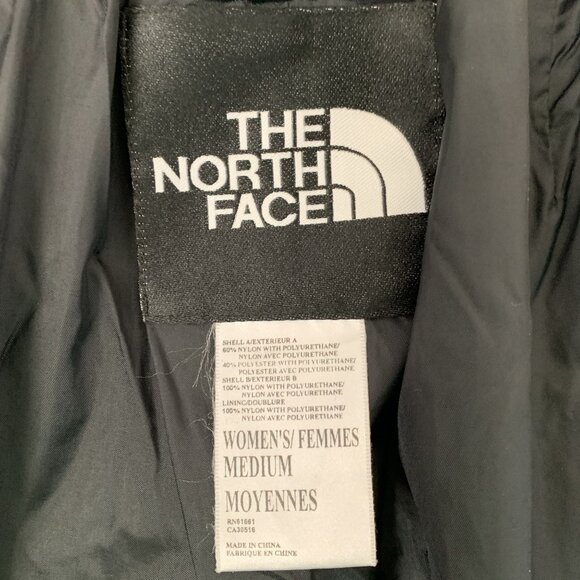 The North Face Womens M Black Waterproof Nylon Ski Pants With Reflective Stripes - Picture 6 of 9